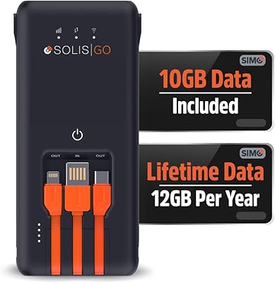 SIMO Solis Go 4G Mobile Hotspot WiFi Power Bank