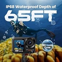 DuaFcoh 4K60FPS WiFi Action Camera 64MP — image 3