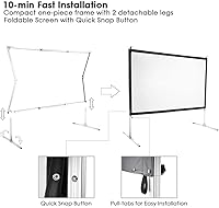 Instahibit 72″ Manual Pull Down Projector Screen — image 5