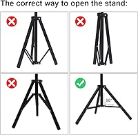 Lejiada 150" Portable Projector Screen with Stand — image 8