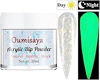 Oumisaya Glow in the Dark Acrylic Nail Powder Set AP080, 20ml x 8pcs — image 6