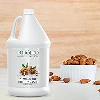 PUROLEO Sweet Almond Oil 64 Fl Oz — image 7
