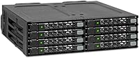 ICY DOCK ToughArmor MB998SP-B 8-Bay 2.5” SATA/SAS HDD/SSD Mobile Rack Enclosure for 5.25″ Bay — image 1