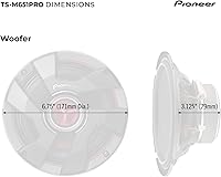 Pioneer P.R.O. Series TS-M651PRO 6.5” Speakers — image 7