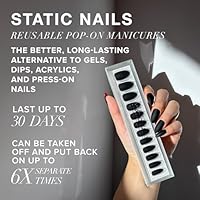 Static Nails Reusable Pop-On Manicure Set - Caviar — image 3