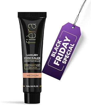Fièra Luxury Concealer & Foundation, Medium, 0.5 FL. OZ.