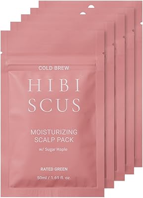 RATED GREEN Cold Brew Hibiscus Scalp Pack 1.69 fl oz (Pack of 5)