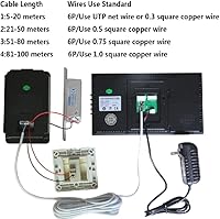MOUNTAINONE Touch Key 7″ LCD RFID Password Video Door Phone Intercom System — image 5