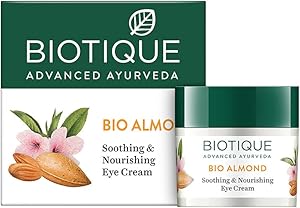 Biotique Bio Almond Soothing and Nourishing Eye Cream 15g Review