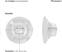 Pioneer TS-F1035R 4” 2-Way Speakers — image 6