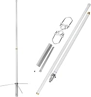 HYS Pre-Tuned Fiberglass Base Station Antenna 144/430MHz — image 1