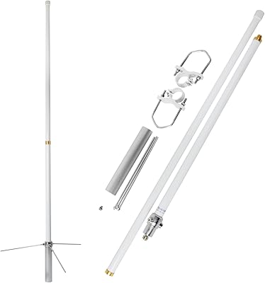 HYS Pre-Tuned Fiberglass Base Station Antenna 144/430MHz