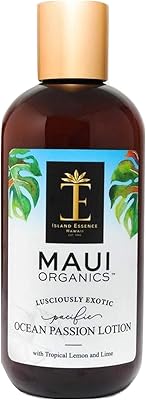Maui Organics Intense Moisture After Sun Lotion, Ocean Passion, 8.5oz