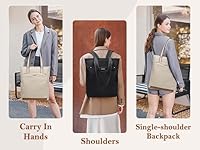 GOLF QUALITY Convertible Laptop Backpack for Women and Men, 16-inch — image 2