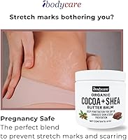 ibodycare Organic Raw Shea Butter Cocoa Butter Body Balm, 8 oz — image 4