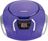 Sylvania PRCD261 Portable CD Boombox with AM/FM Radio — image 1