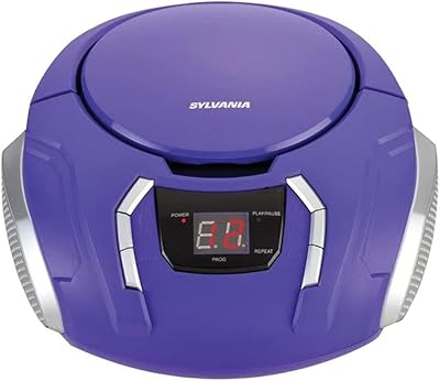Sylvania PRCD261 Portable CD Boombox with AM/FM Radio