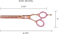 Cricket Shear Xpressions Hey Rosie 30T Professional Hair Cutting Scissors - Rose Gold — image 3