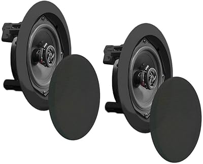 Pyle PDIC81RDBK 8-Inch Ceiling Wall Mount Speakers