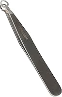 Rinocos RC_Silver Round Tip Tweezers — image 1