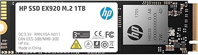 HP EX920 1TB NVMe SSD