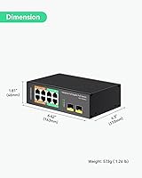 LINOVISION POE-SW508G 8-Port Industrial Gigabit POE++ Switch — image 8