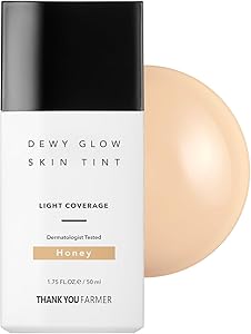 THANK YOU FARMER Dewy Glow Skin Tint, Honey, 1.75 fl oz Review