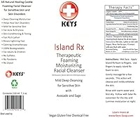 Keys Island Rx Therapeutic Foaming Facial Cleanser, 8oz — image 2