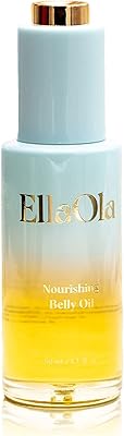 EllaOla Belly Oil for Pregnancy Stretch Marks & Maternity Scars, 1.7 fl. oz.