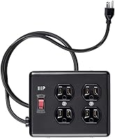 Monoprice Heavy Duty Metal Surge Protector 4-Outlet Power Strip — image 5