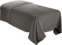 ForPro Microfiber Plush Massage Blanket, Cool Grey, 60″ W x 90″ L — image 3
