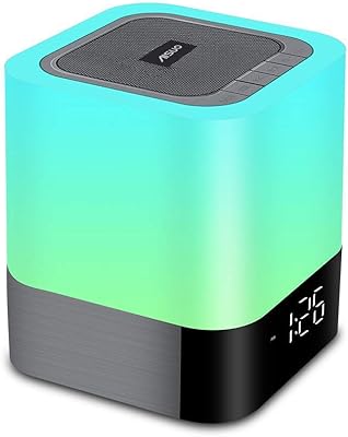 Aisuo DY28 5-in-1 Night Light Bluetooth Speaker with Alarm Clock