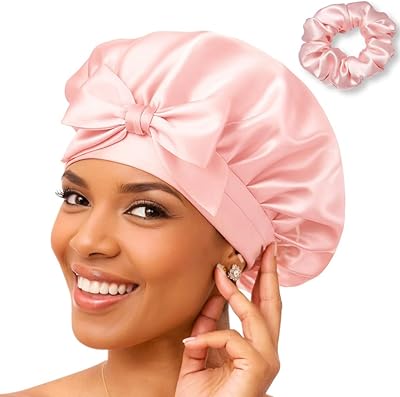 Golden Star Beauty 100% Mulberry Silk Bonnet for Sleeping – Pink