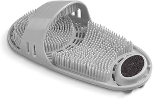 Kibhous Silicone Shower Foot Scrubber (Gray) Review