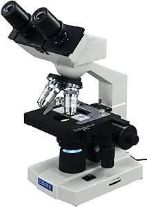 OMAX M82E Series LED Binocular Compound Lab Microscope 40X-2000X Review