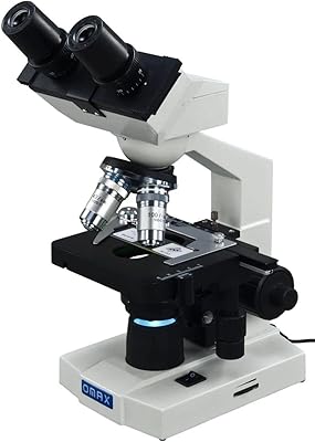OMAX M82E Series LED Binocular Compound Lab Microscope 40X-2000X