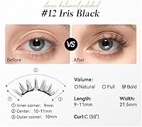 WOSADO Soft Magnetic Eyelashes Kit No.12 Iris Black — image 5