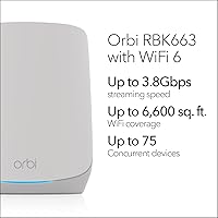 NETGEAR Orbi RBK663 WiFi 6 Mesh System — image 2