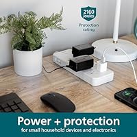 Philips EZFit 8-Outlet Surge Protector Power Strip — image 4