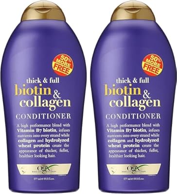 OGX Biotin & Collagen Shampoo + Conditioner 19.5oz Duo-Set