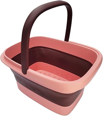 Next Milestone Collapsible Foot Soak Tub - 4 Gallon Pink Basin
