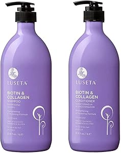 L LUSETA Biotin & Collagen Shampoo Conditioner Set 2x33.08oz Review