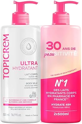 Topicrem Ultra-Moisturizing Body Milk 2 x 500mL