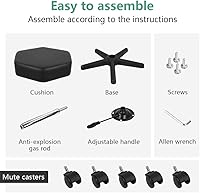 FURWOO Hexagon Rolling Stool with Wheels — image 7