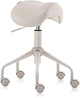 DR.LOMILOMI Ergonomic Saddle Stool Chair (Cream) — image 1