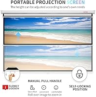 CUETHOU 100-inch 16:9 Auto Locking Projector Screen — image 3