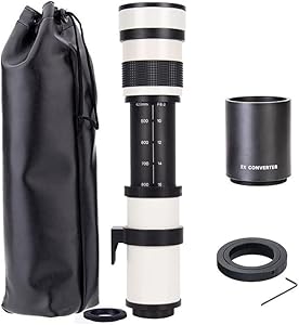 JINTU 420-1600mm Telephoto Zoom Lens for Canon EF Mount