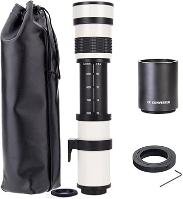 JINTU 420-1600mm Telephoto Zoom Lens for Canon EF Mount