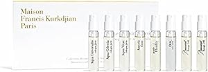 Maison Francis Kurkdjian Discovery Collection For Her, 0.06 Fl Oz (Pack of 8)