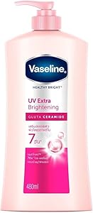 Vaseline Healthy Bright UV Extra Brightening Gluta Ceramide Body Lotion 500mL Review